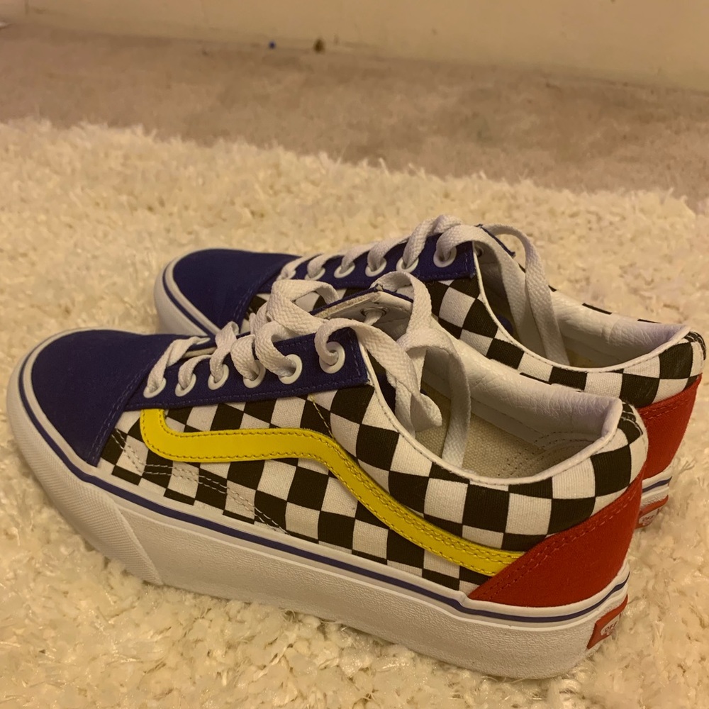 Custom platform old skool vans